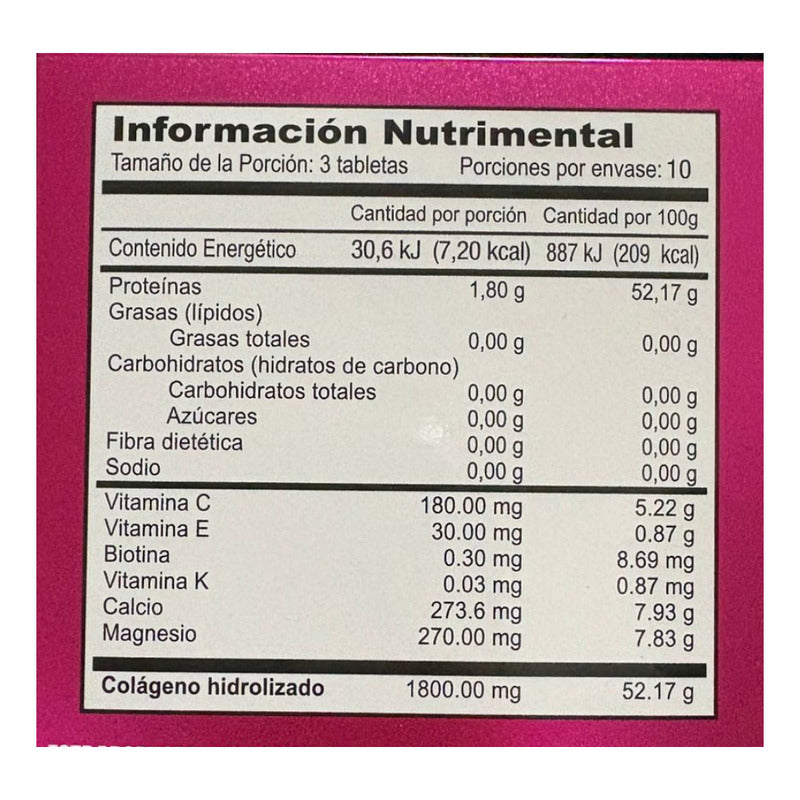 Justcollagen Fórmula Premium Colágeno Hidrolizado 30caps Sin Sabor