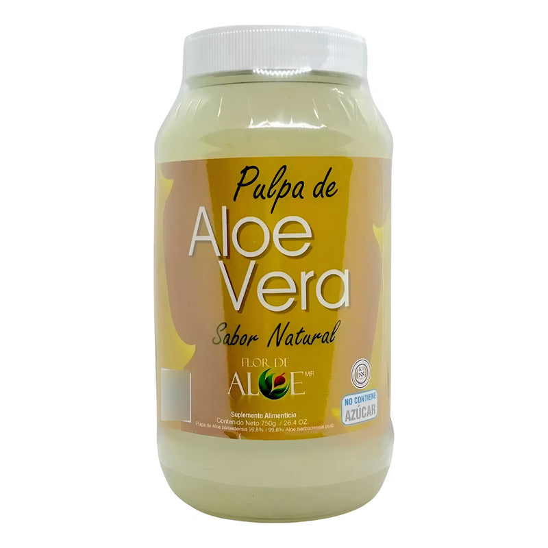 Pulpa De Aloe Vera Flor De Aloe 750g