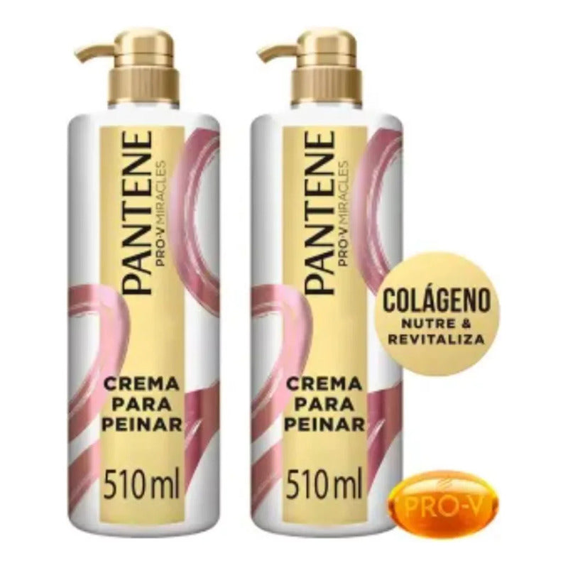 Crema Para Peinar  Pantene 510 Ml 2 Pz
