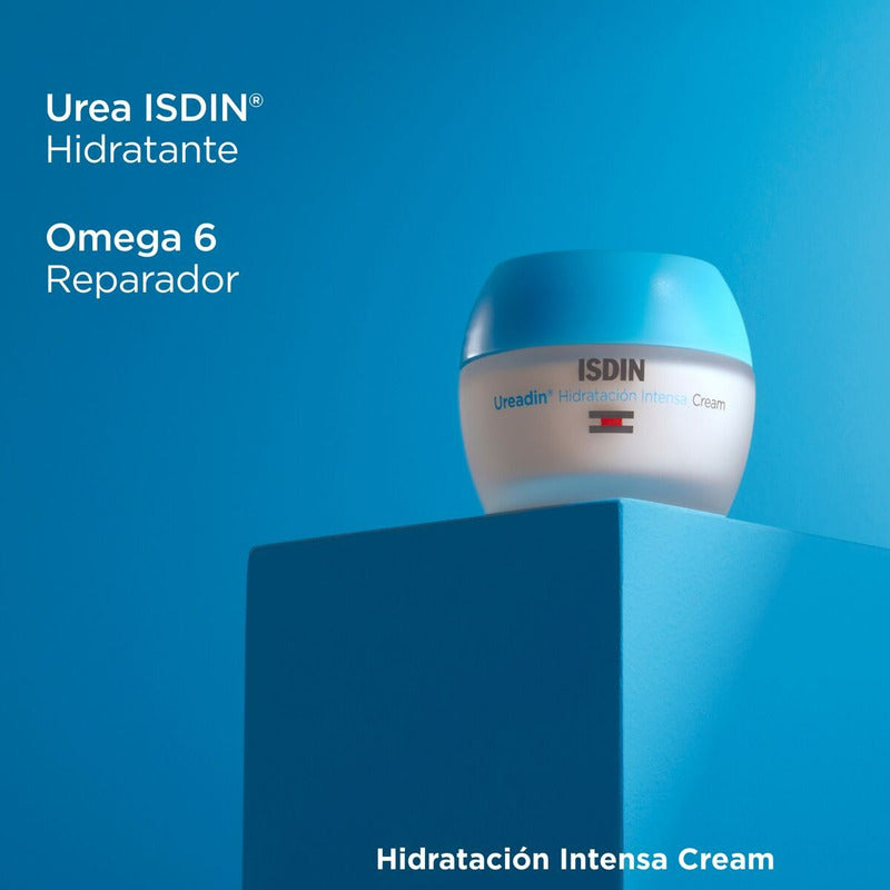 Isdin Ureadin Crema Facial Hidratación Intensiva, Piel Seca, Uso Diurno, 50 Ml