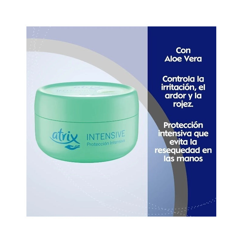 Crema Para Manos Atrix Intensive Hidratante Con Aloe 200ml