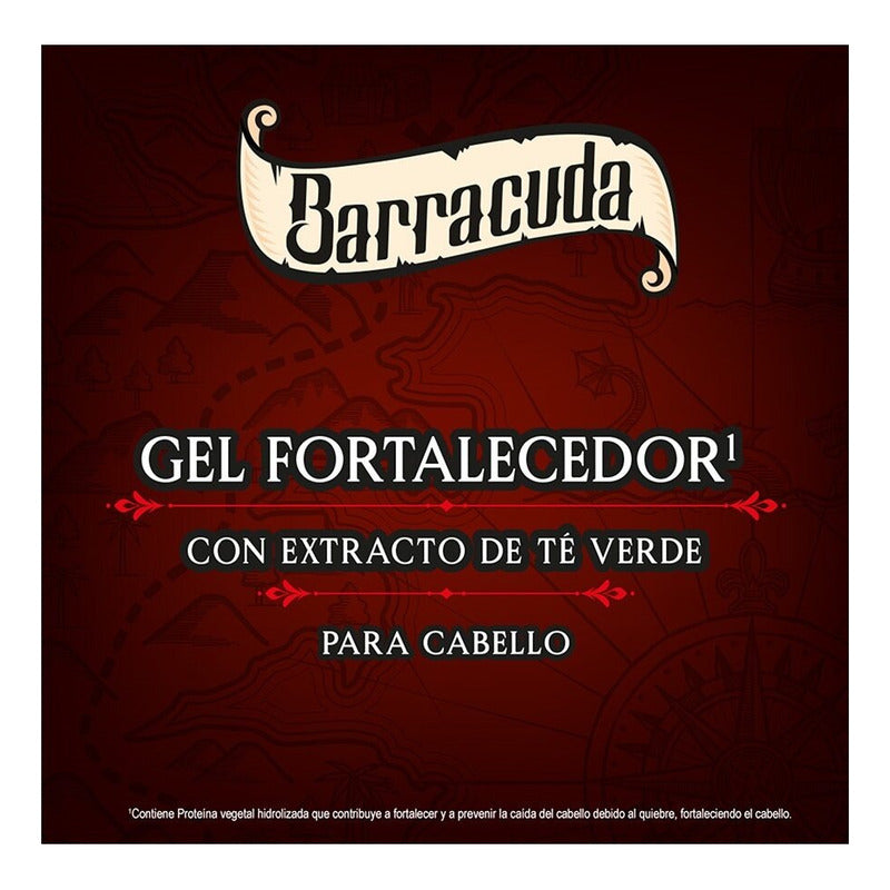 Gel Para Cabello Barracuda Fortalecedor 220g