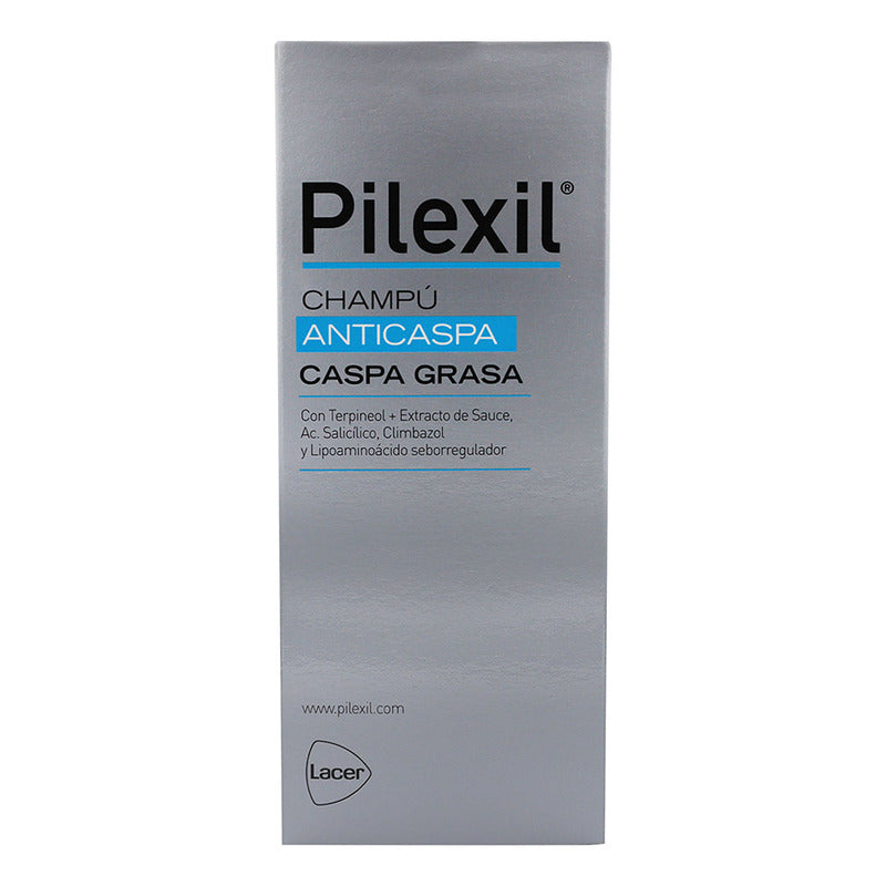 Pilexil Shampoo Anticaspa Grasa Frasco Con 300 Ml