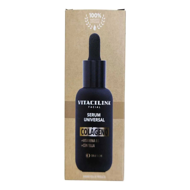 Vitacilina Serum Facial Colágeno 30 Ml Todo Tipo De Piel Día/noche