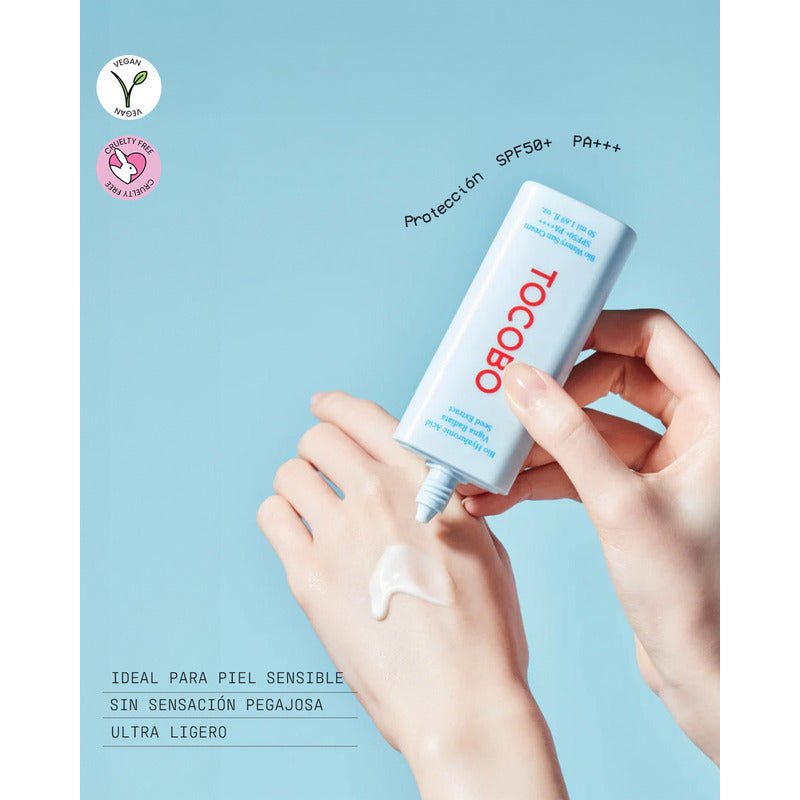 Protector Solar Ligero Spf50+ Tocobo 50ml Bio Watery Sun Cream