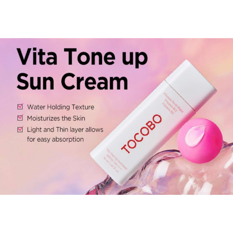 Tocobo Vita Tone Up Protector Solar Spf50+ Pa++++  50ml