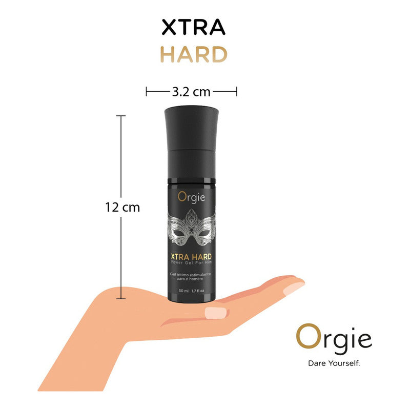 Orgie Xtra Hard Power Gel Íntimo Estimulante Hombre 50ml Sin Sabor