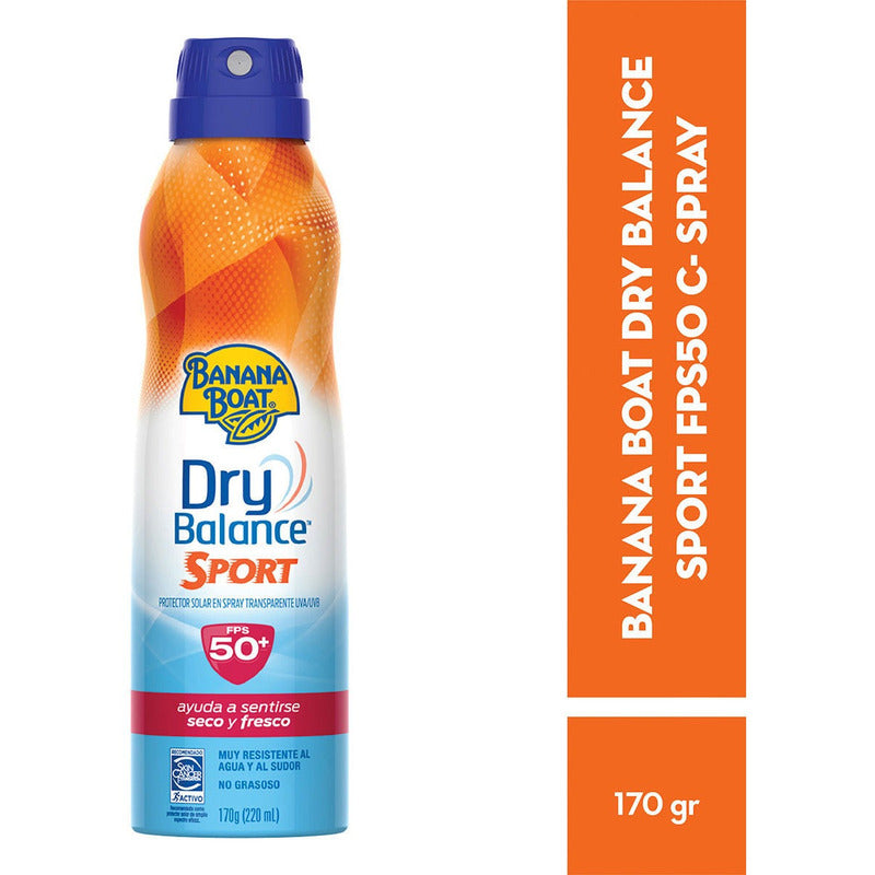 Protector Solar Banana Boat Dry Balance Sport Fps 50 170g