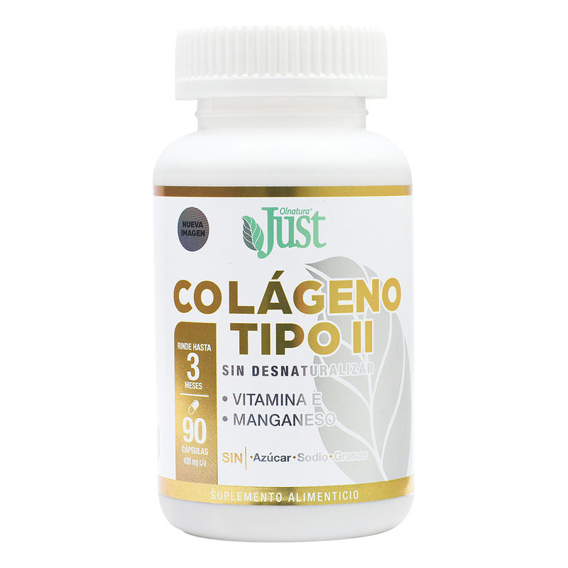 Colágeno Tipo 2 Premium. Sin Desnaturalizar 90 Cápsulas Olnatura Just Natural