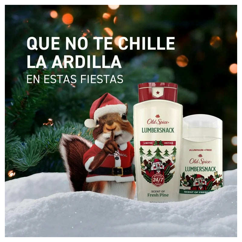 Old Spice Holiday Lumbersnack Desodorante85g+bodywash473ml Lumbersnack