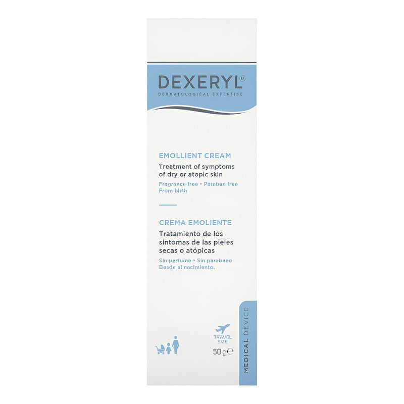 Dexeryl Crema Hidratante Emoliente Para Piel Seca 50gr - Sin Fragancia