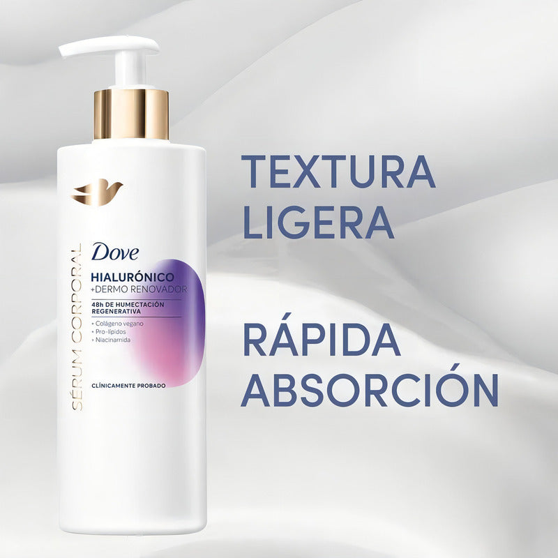 Serum Corporal Acido Hialuronico Dermo Renovador Dove 1 L