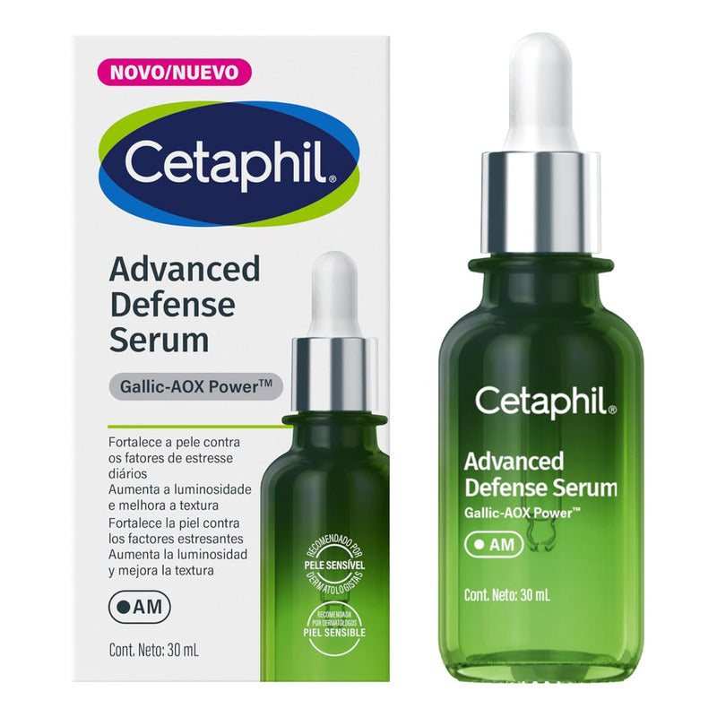 Cetaphill Serum Antioxidante Defensa Avanzada Con Ácido Gálico Y Vitamina E 30ml