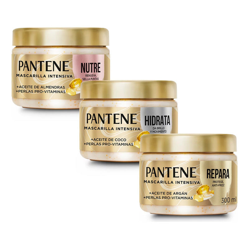 Pack 3 Pantene Pro-v Miracles Mascarillas Intensivas