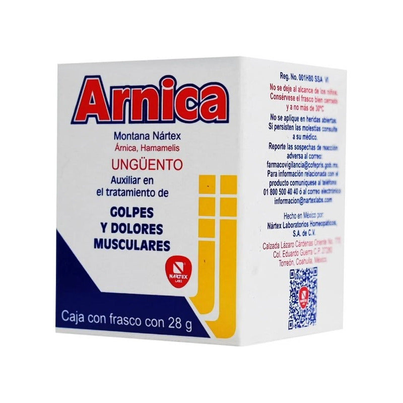 Árinica Montana Nartex, Con Hamamelis, Frasco Con 28 G