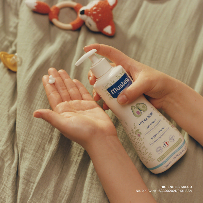 Mustela Hydrabebe Loción Corporal Para Piel Normal, 500ml