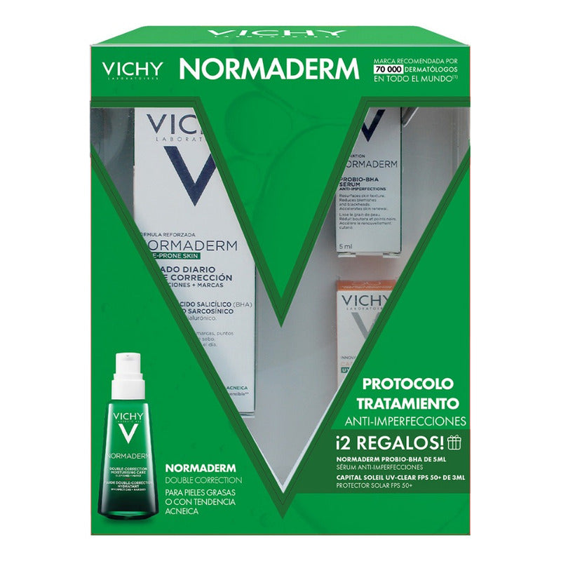 Kit Normaderm Sérum+double Correction+uv Clear