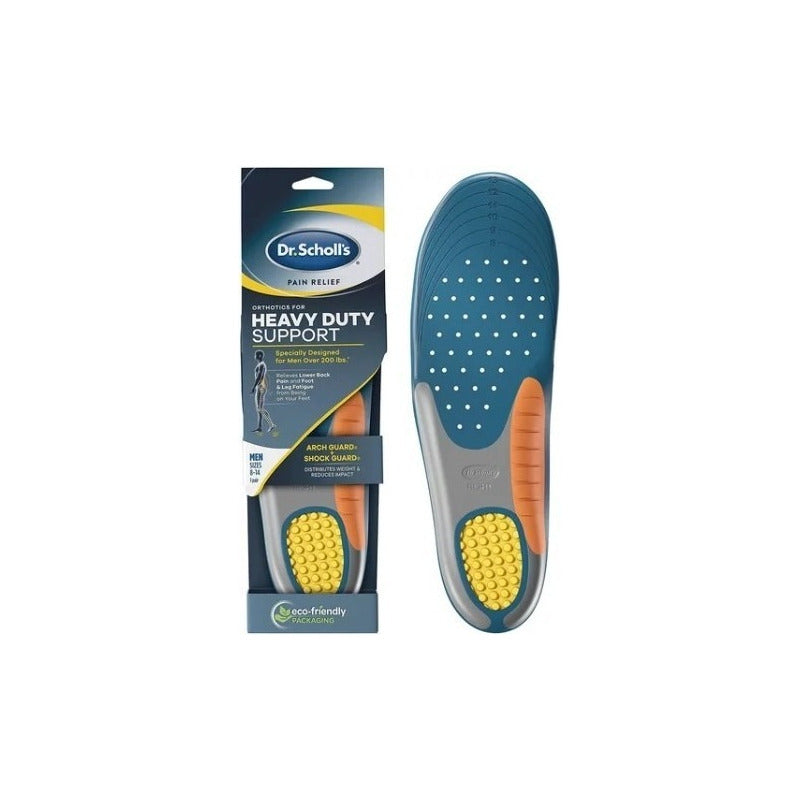 Plantillas Dr. Scholl's Soprte Pesado Alivio Dolor Lumbar Tamaño De La Plantilla 8-14