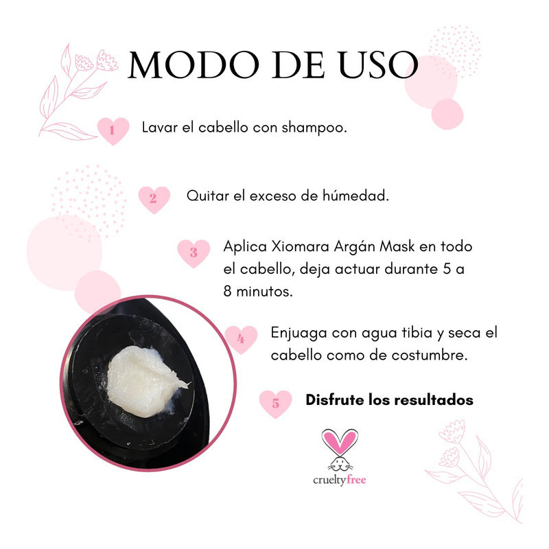 Mascarilla De Argán Xiomara Reconstructor Y Reparador 200g