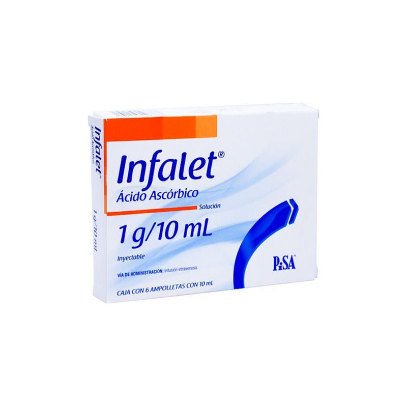 Infalet Solución Inyectable 1g/10ml, 6 Ampolletas 10 Ml - Laboratorios Pisa, S.a. De C.v.