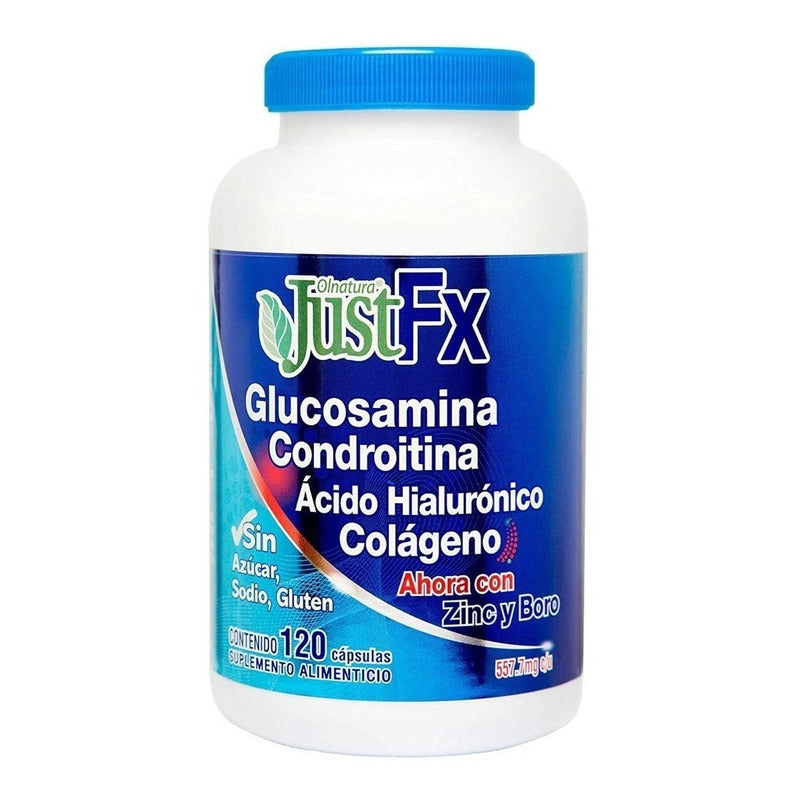 Just Glucosamina Condroitina Con Colágeno Sin Azúcar 120caps