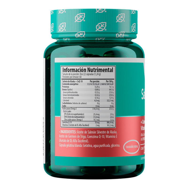 Solanum Omega 3 Salmón De Alaska+vit.e &coq-10 120mincap Sfn Sabor Sin Sabor