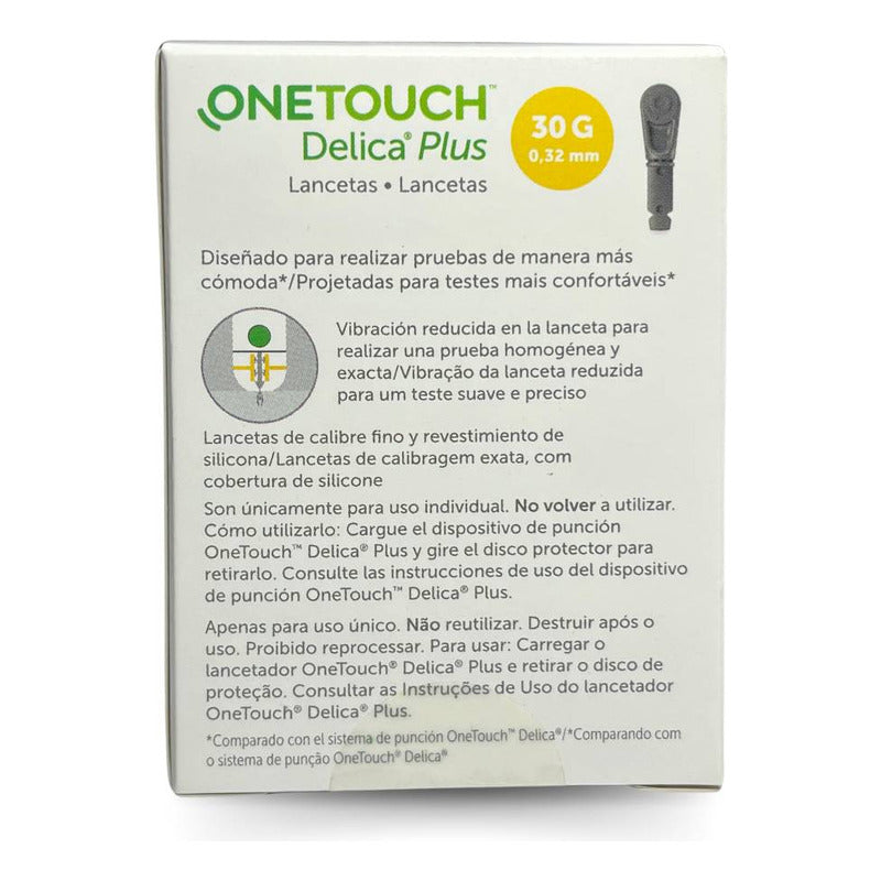 One Touch Delica Plus 100 Lancetas