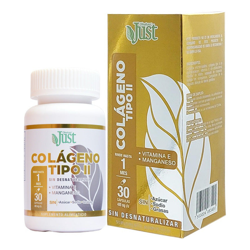 Colágeno Tipo 2 Premium. Sin Desnaturalizar 30 Cápsulas Olnatura Just Natural