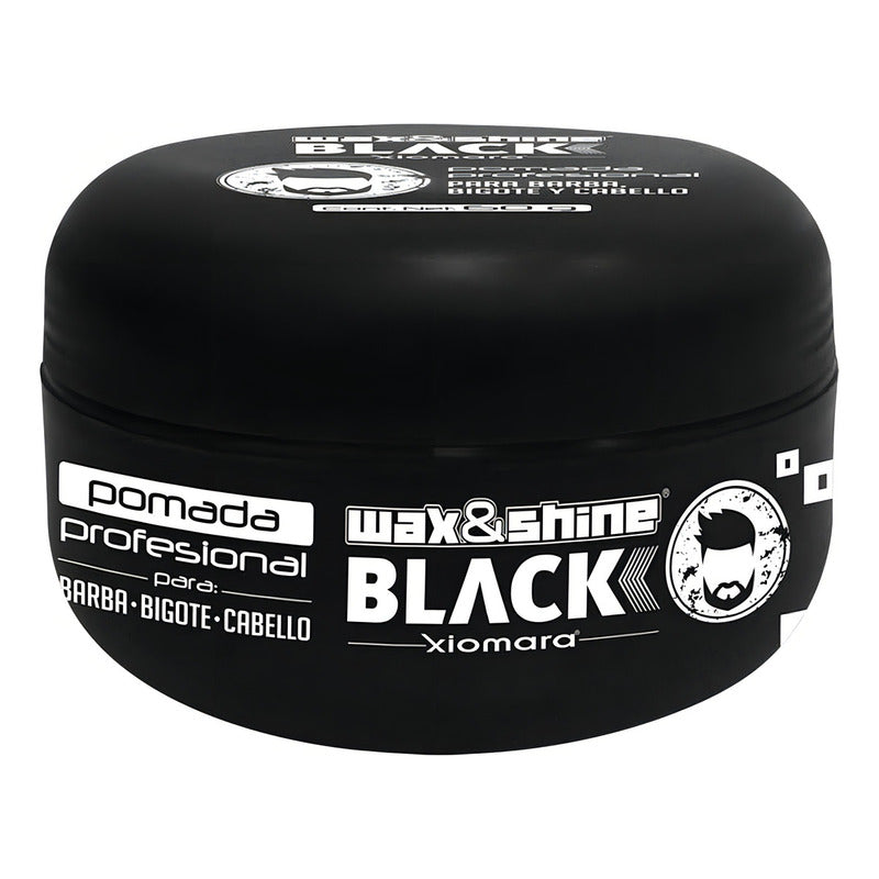 Cera Para Peinar Xiomara Wax & Shine Black 60g