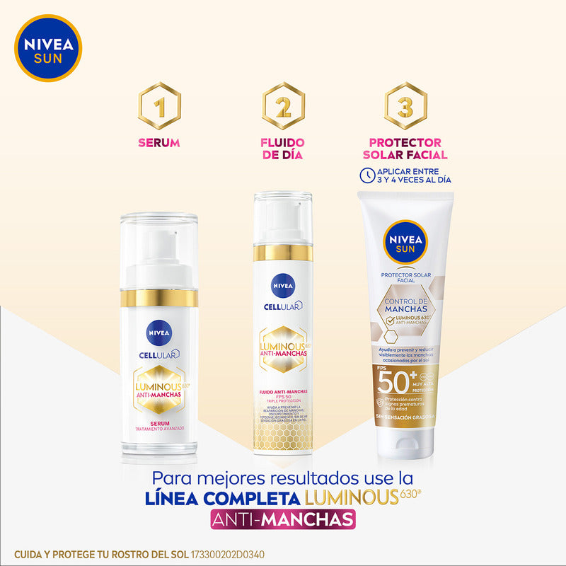 Nivea Sun Protector Solar Control De Manchas Fps 50 + 40 Ml