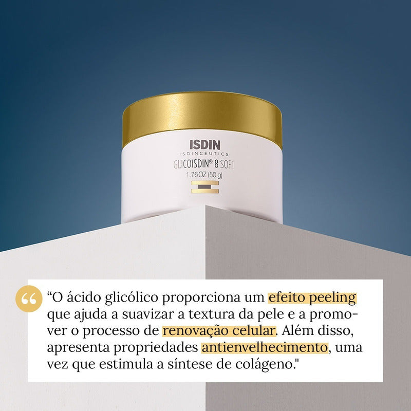 Isdinceutics Glicoisdin 8 % Crema 50 G Con Aha, Renovación Para Toda Piel
