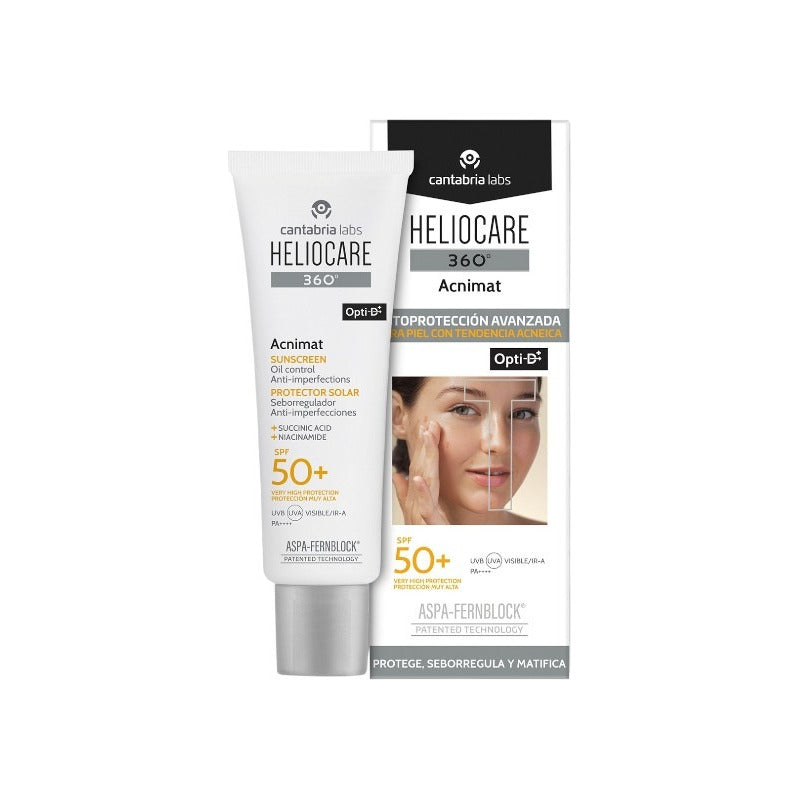 Heliocare 360 Acnimat Protector Solar Piel Acneica Spf50