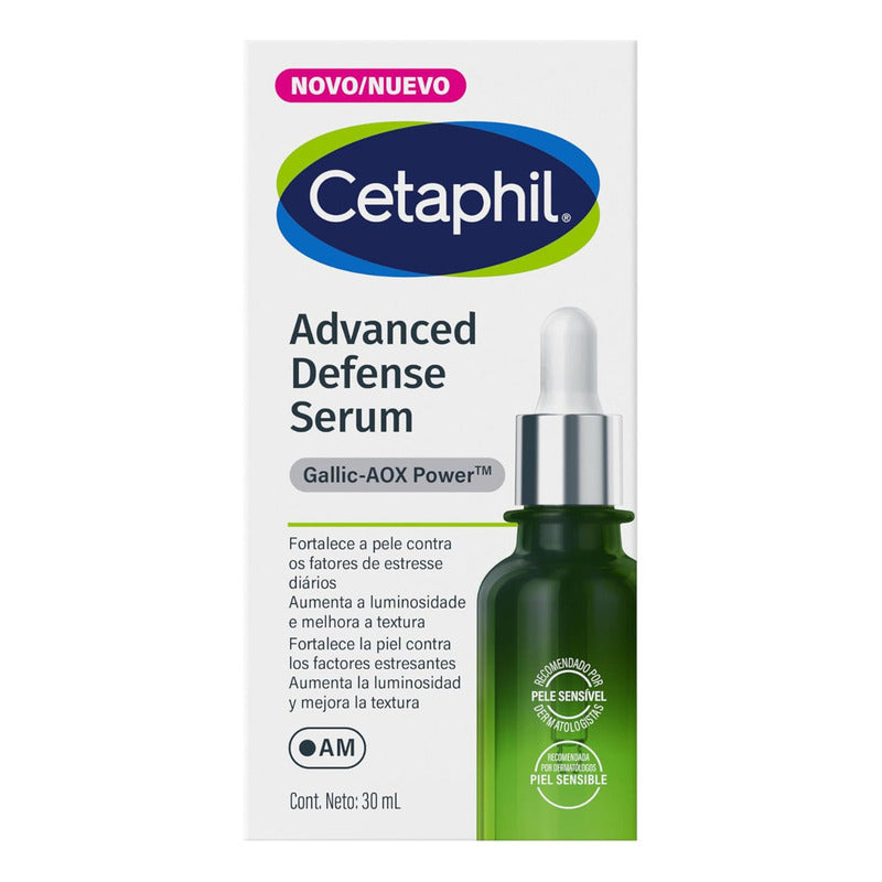 Cetaphill Serum Antioxidante Defensa Avanzada Con Ácido Gálico Y Vitamina E 30ml