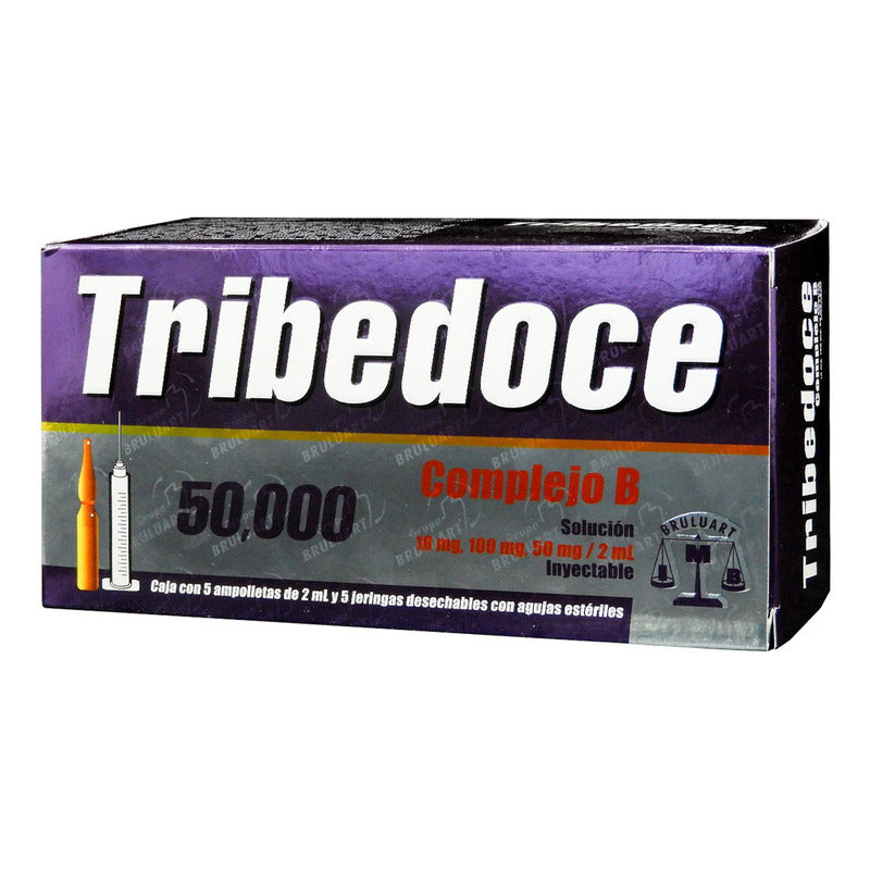 Tribedoce 50000 Solución Inyectable, 5 Ampolletas 2 Ml