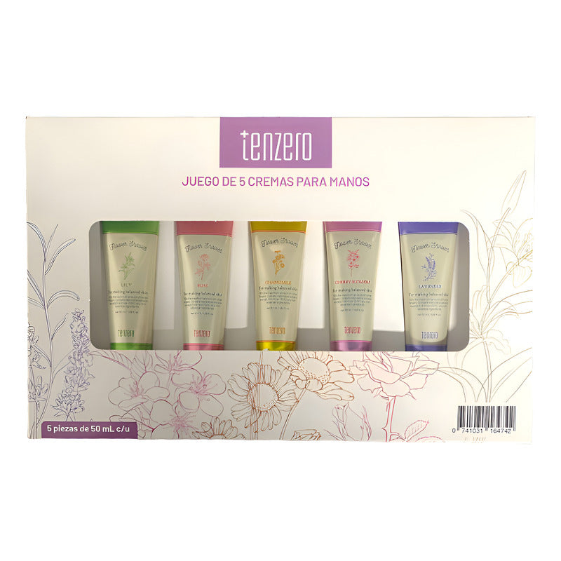 Promo Juego De 5 Cremas Coreanas Para Manos Tenzero Mix