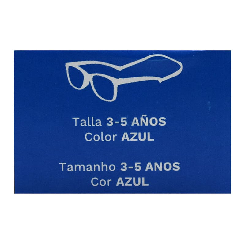 Mustela Lentes Solares Para Niño 3 - 5 Años Cuadrado Azul Oscuro Gris Oscuro Azul Oscuro Azul Oscuro