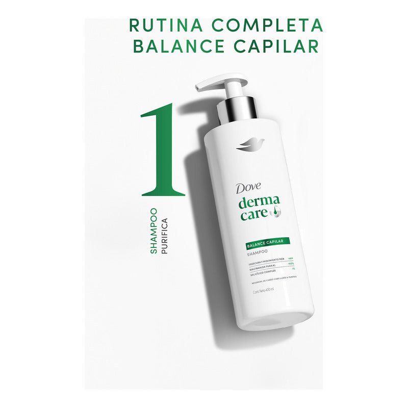 Dove Shampoo Derma Care Balance Capilar 400 Ml