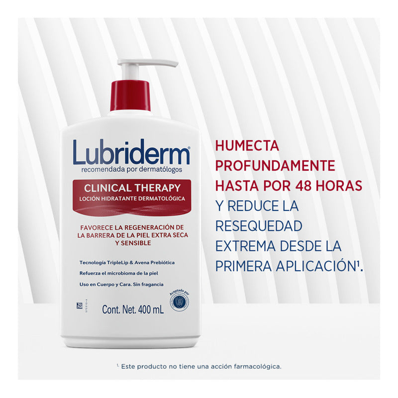 Crema Corporal Lubriderm Clinical Therapy De 400 Ml