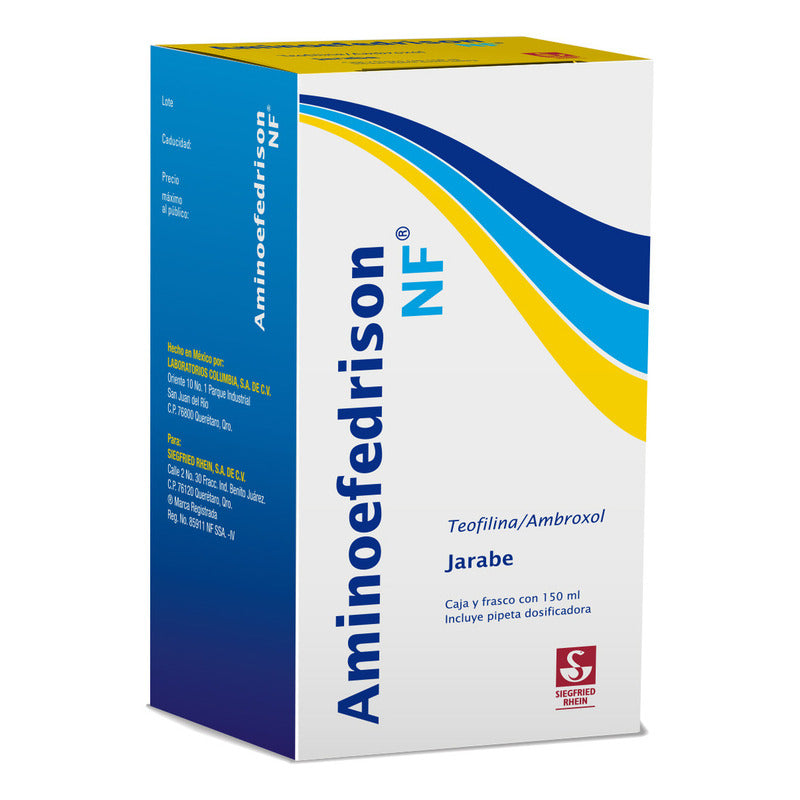 Aminoefedrison Nf Jarabe 0.15 G/0.7 G/100 Ml, 1 Frasco 150 Ml