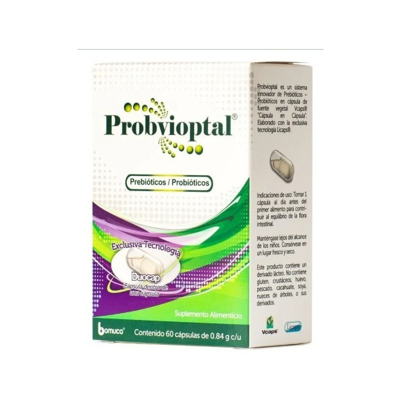 Probvioptal Probióticos/prebióticos 60 Caps