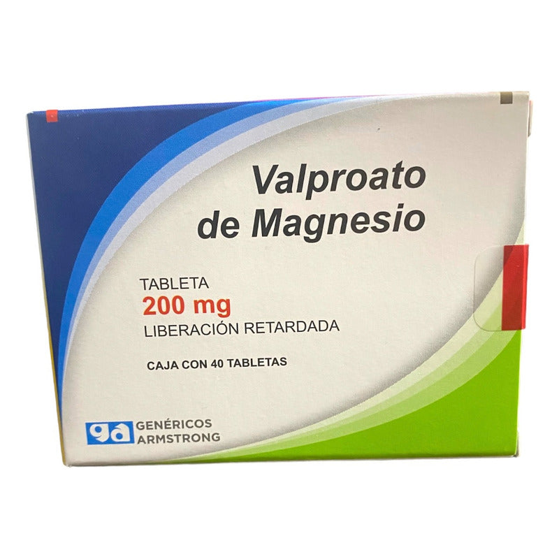 Valproato De Magnesio 200 Mg 40 Tabletas