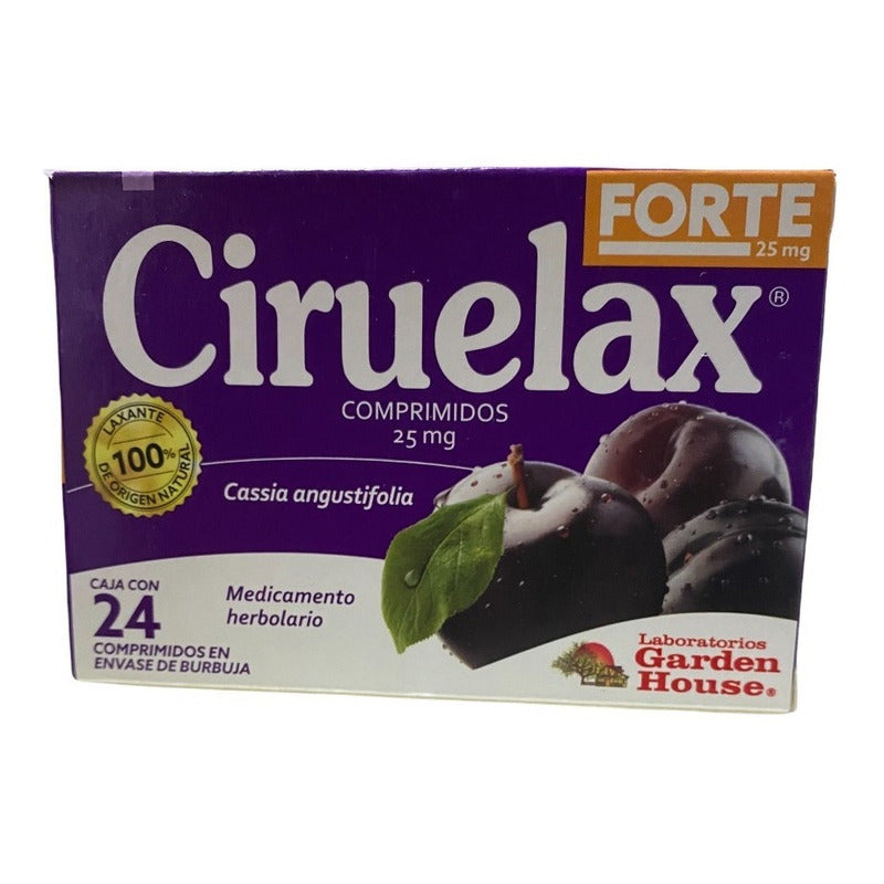 Ciruelax Forte Cassia 25 Mg 24 Comprimidos