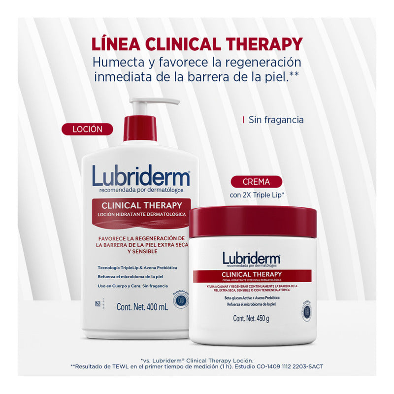 Crema Corporal Lubriderm Clinical Therapy De 400 Ml