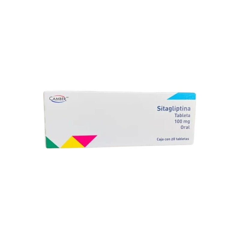 Sitagliptina 100mg Caja Con 28 Tabletas Camber