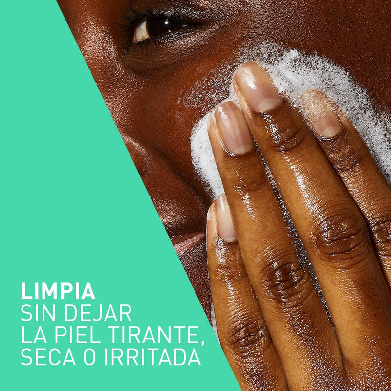 Gel Cerave Limpiador Espumoso Piel Normal A Grasa Sin Perfume De 473 Ml Día Y Noche