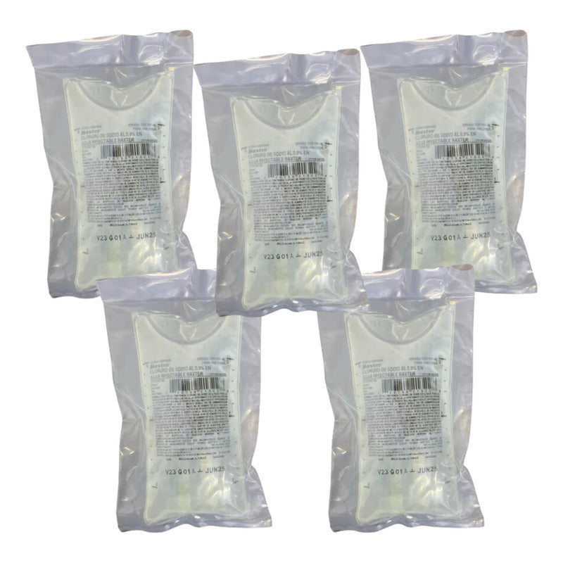 Cinco Sol De Cloruro De Sodio 0.9% Baxter 250ml Cu