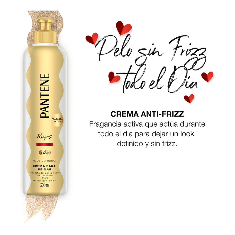 Crema Para Peinar Rizos Pantene Pro-v 160 Ml