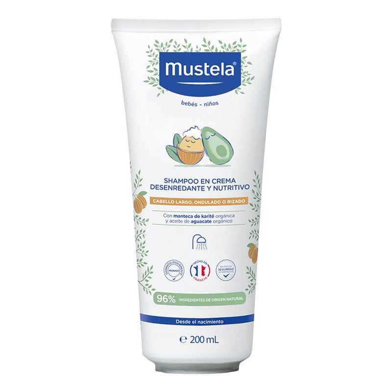 Mustela Shampoo En Crema Desenredante Y Nutritivo 200ml