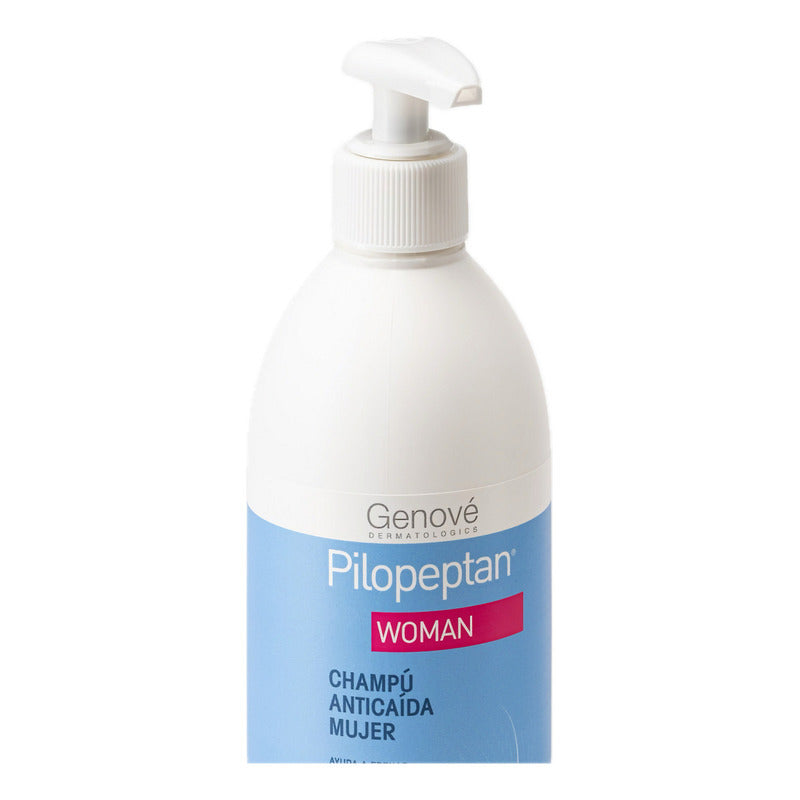 Genové Pilopeptan Woman Champú Shampoo Anticaída 250 Ml Fortalece Y Estimula El Crecimiento Capilar Femenino