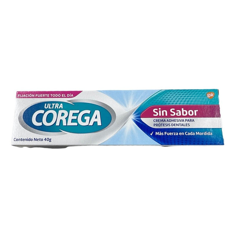 Corega Ultra Sin Sabor 40mg Fijacion Fuerte